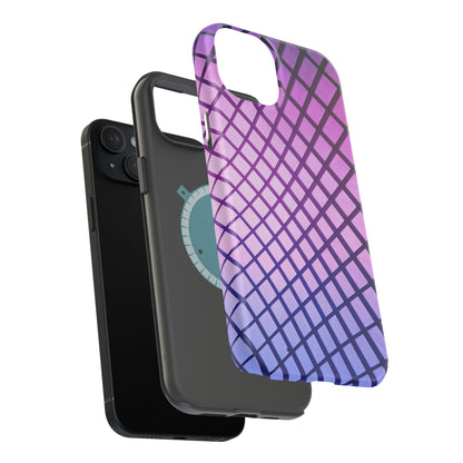Midnight Mist Mosaic MagSafe® Compatible Tough Case for iPhone