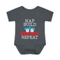 Nap Build Destroy Repeat Infant Baby Rib Bodysuit