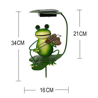 Frog Solar Outdoor Ground Lamp