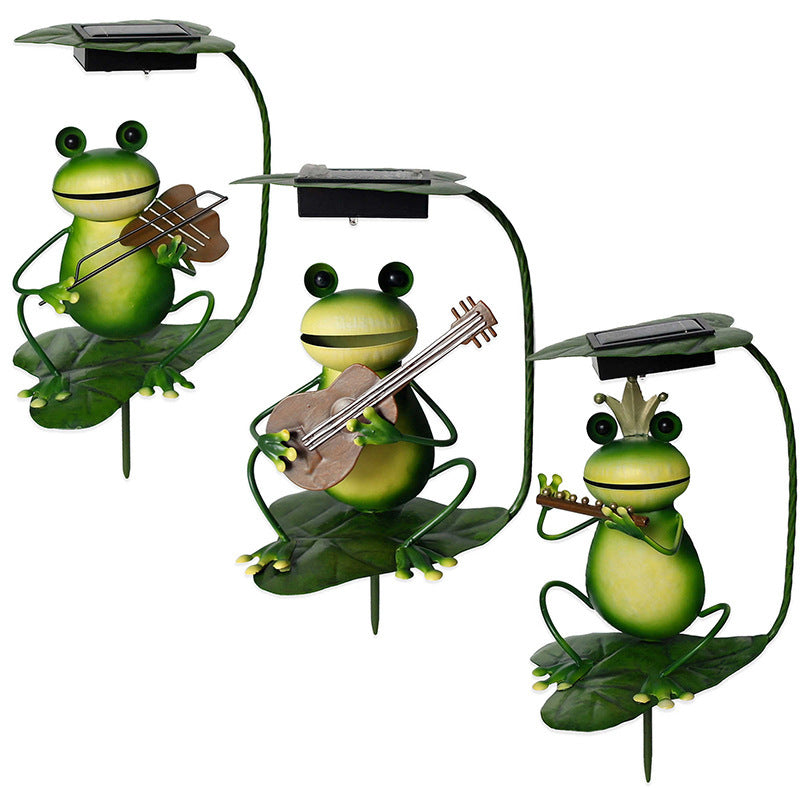 Frog Solar Outdoor Ground Lamp