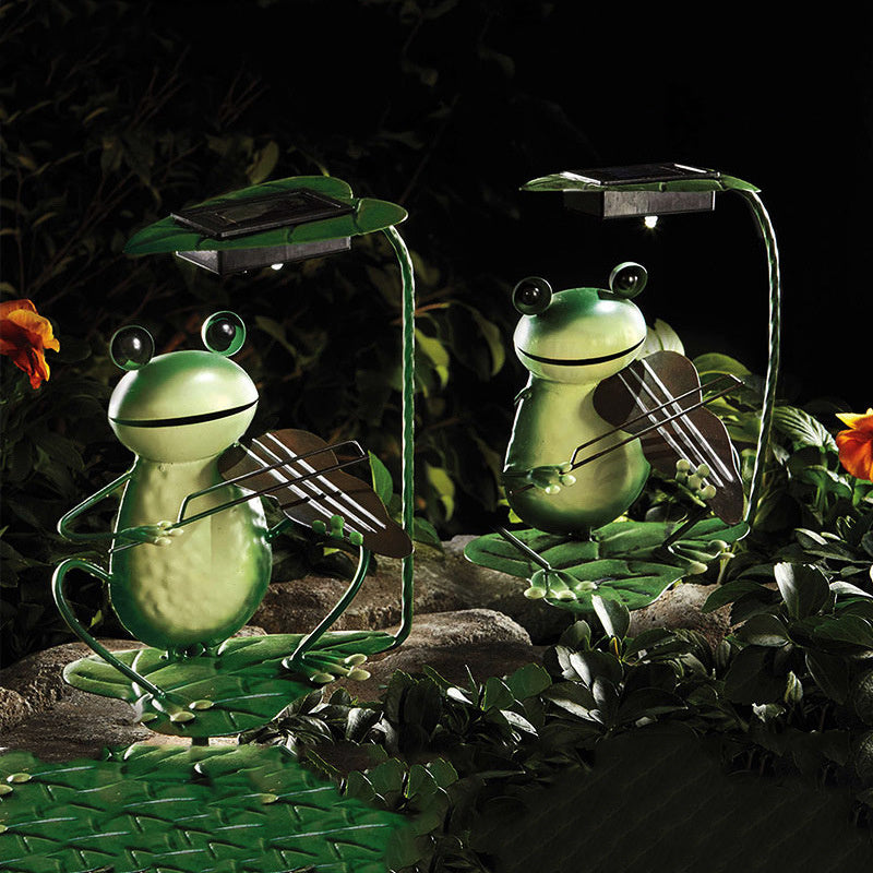 Frog Solar Outdoor Ground Lamp