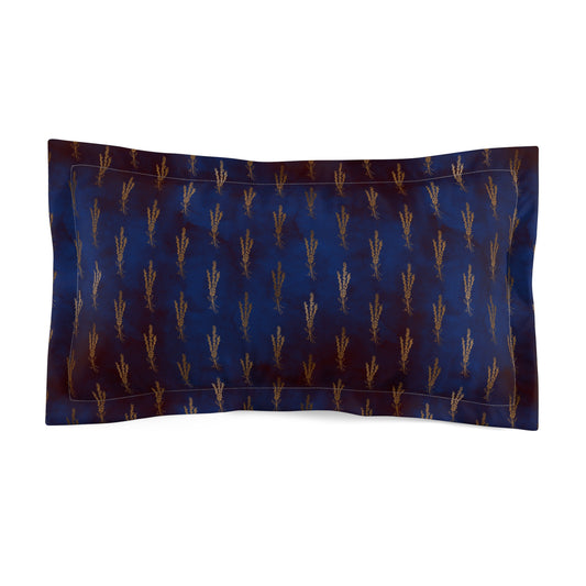 Midnight Sage Bloom Pillow Sham