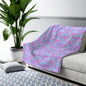 Sweet Berry Bloom Fleece Blanket