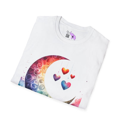 Moon in Love Adult T-shirt