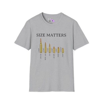 Size Matters (Ammo) Adult T-shirt