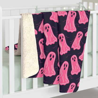 Boo Crew Sherpa Fleece Blanket