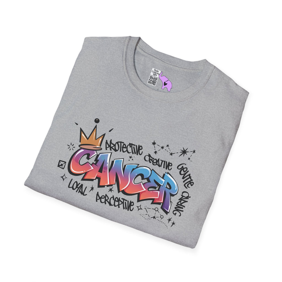 Cancer Street Art Adult T-shirt