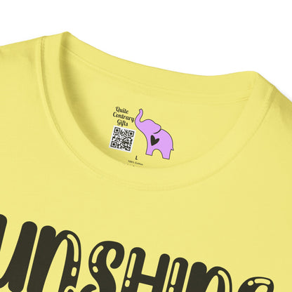 Sunshine Mixed With A Little Hurricane Adult T-shirt