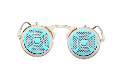 Retro Steampunk Flip Up Sunglasses