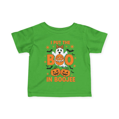 I Put the Boo in Boojee Infant Soft T-Shirt