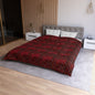 Ruby Night Blossoms Microfiber Duvet Cover