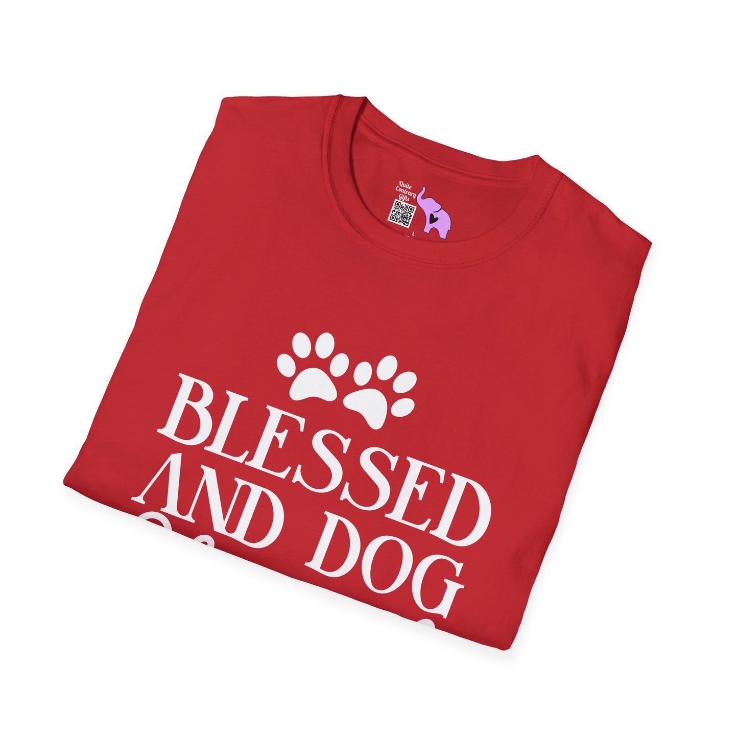 Blessed And Dog Obsessed Adult T-shirt