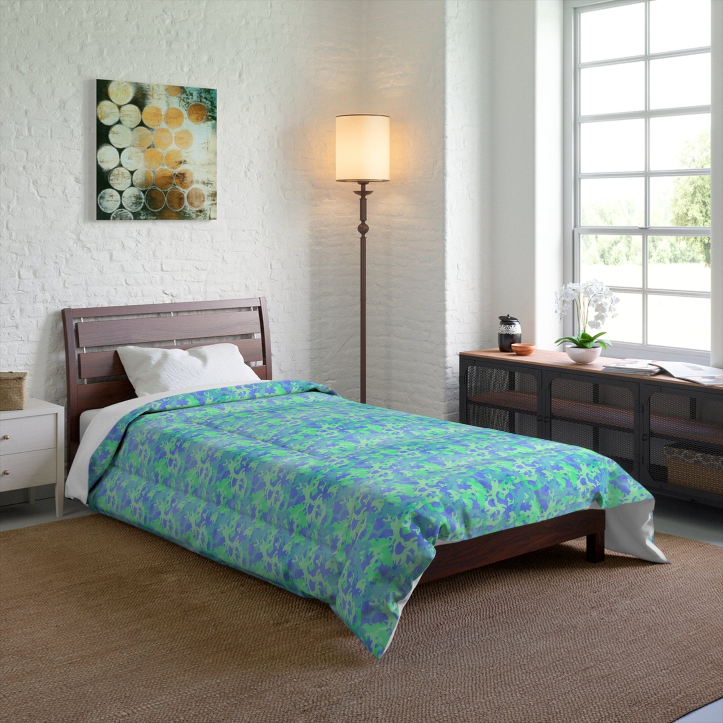 Glacier Grove Camo Basic Bedding Set