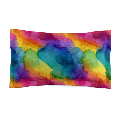Rainbow Watercolors Basic Bedding Set