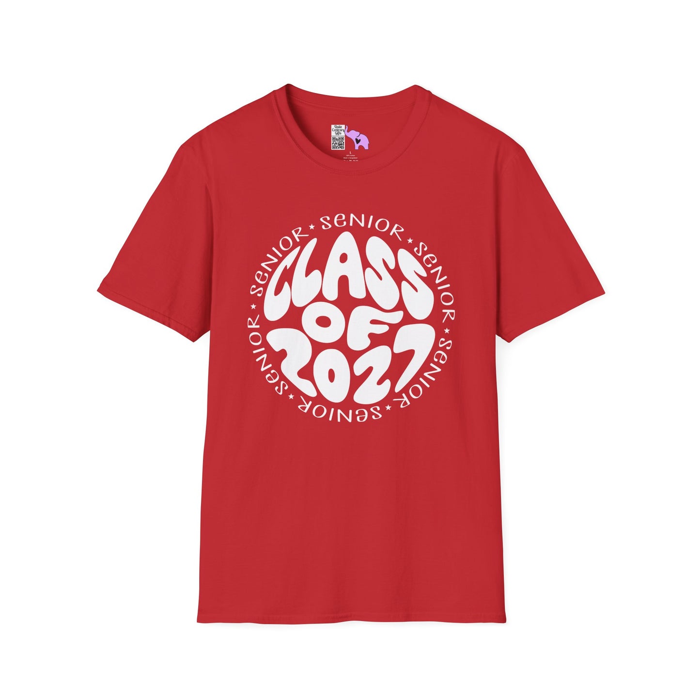 Round Senior Class of 2027 Adult T-shirt
