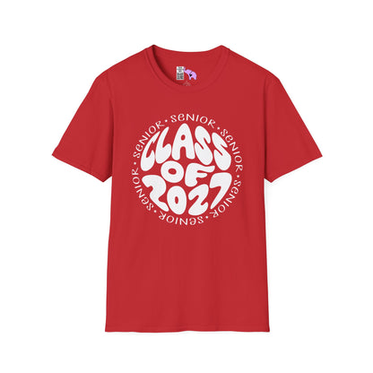 Round Senior Class of 2027 Adult T-shirt