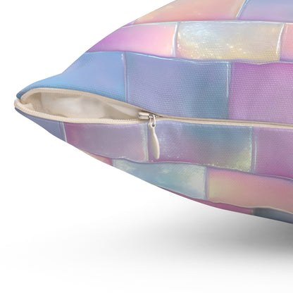 Cloudbound Panels Throw Pillow
