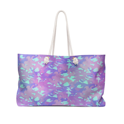 Lavender Mist Camo Weekender Bag