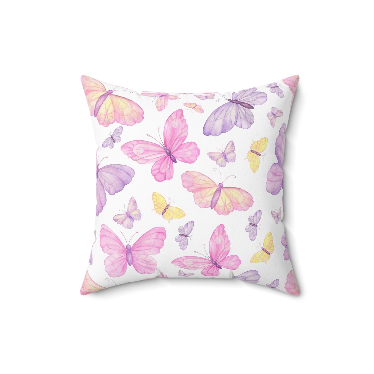 Pastel Butterfly Dreams Throw Pillow