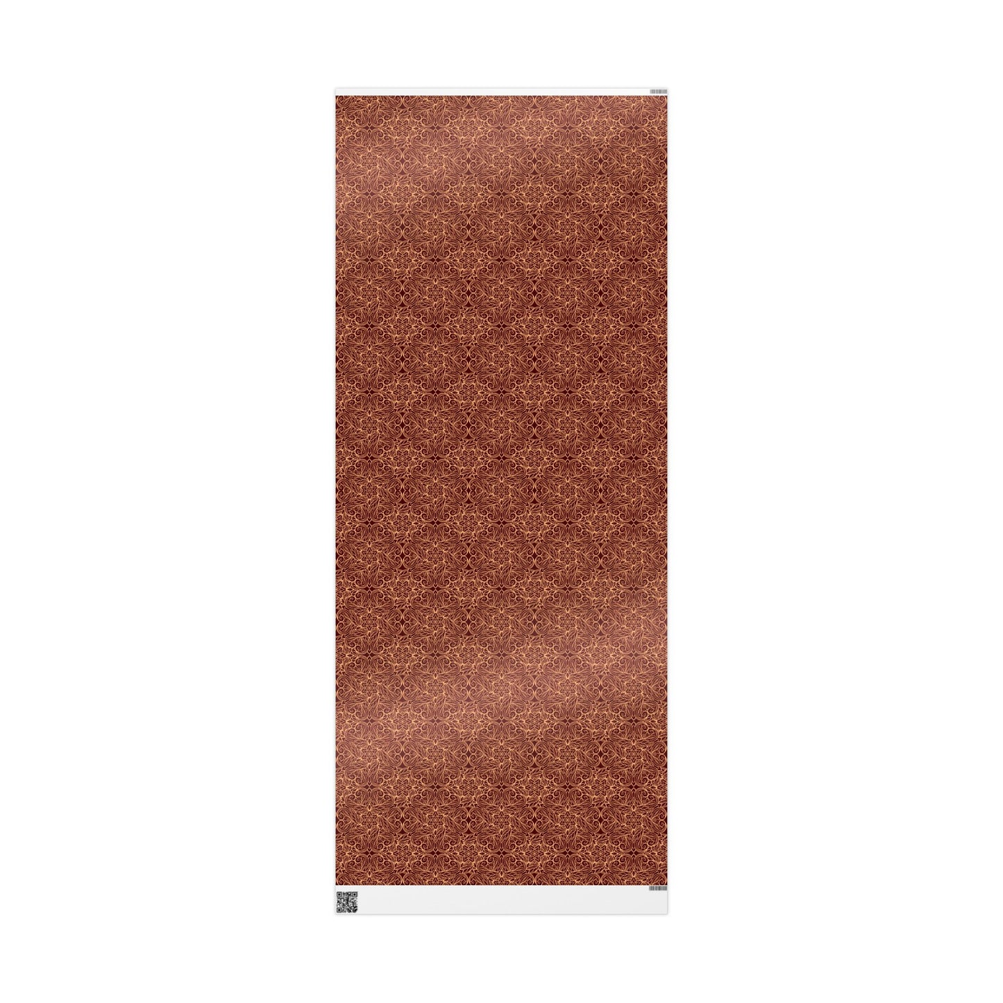 Golden Crimson Mandala Wrapping Paper