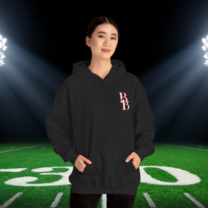 ""Bellville Brahmas Mascot Adult Heavy Blend™ Hooded Sweatshirt