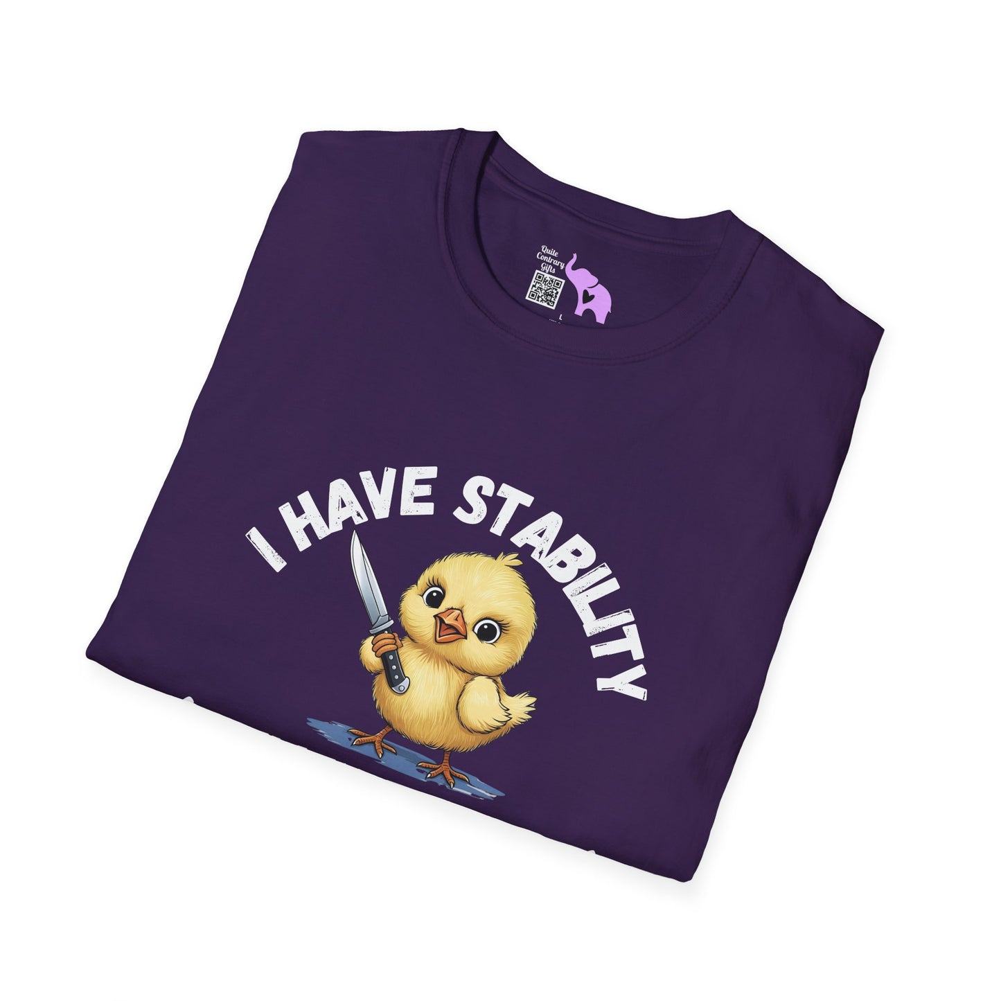 I Have Stability (Stab Ability) Adult T-shirt