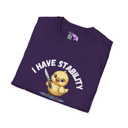 I Have Stability (Stab Ability) Adult T-shirt