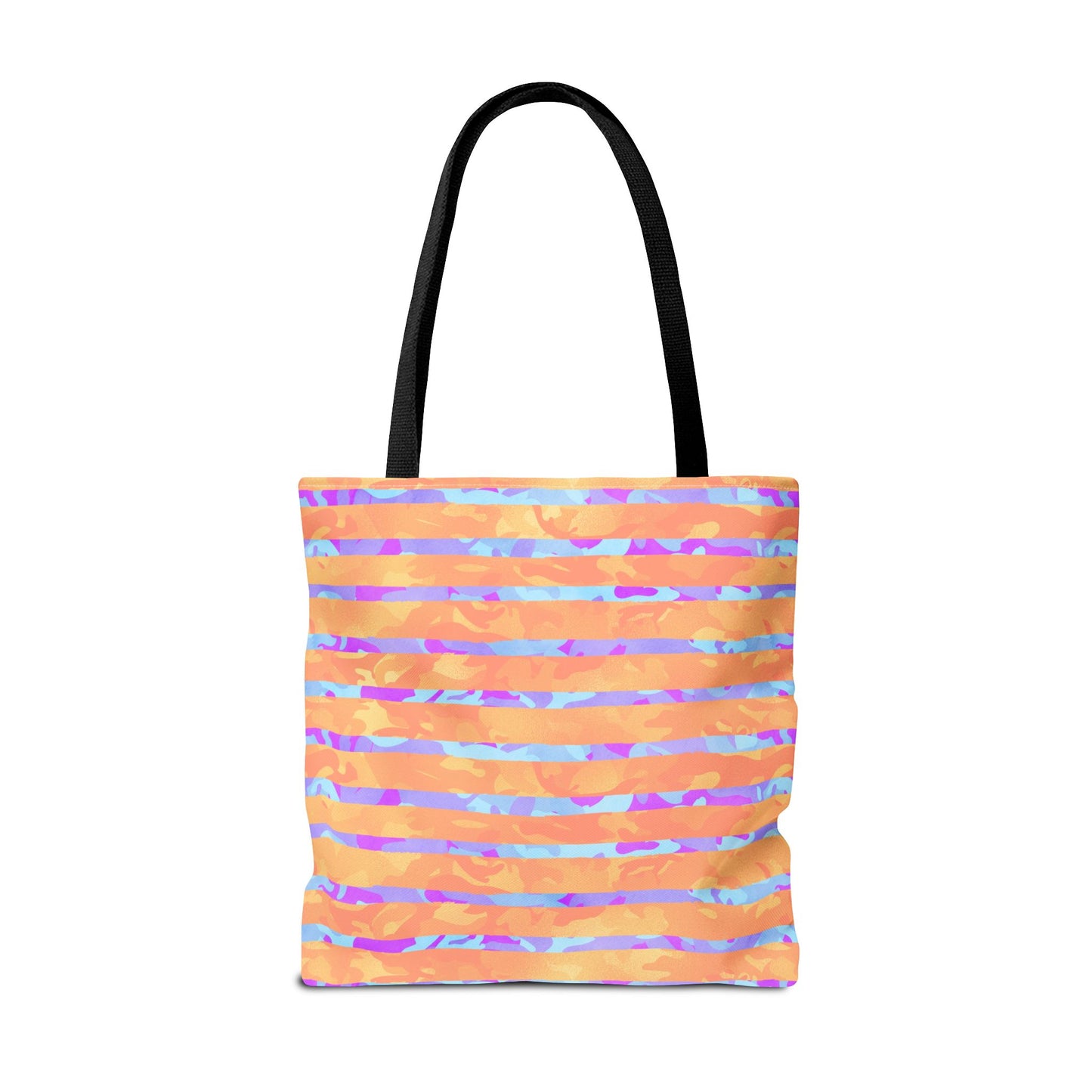 Split Spectrum Camo Canvas Tote Bag