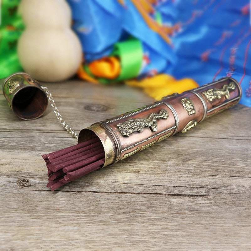 Handmade Incense Stick Container Tube