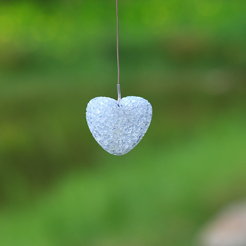 Solar LED Wind Chimes Variety Round, Heart, & Star