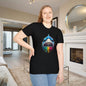 Colorful Shark Adult T-shirt