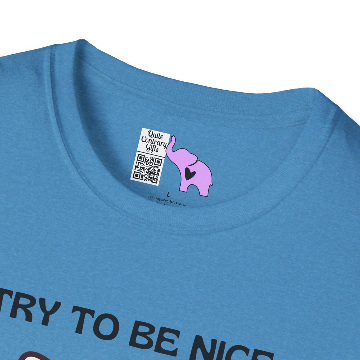 I Try To Be Nice But People Are Stupid Adult T-shirt