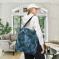 Midnight Sheer & Lace Canvas Tote Bag