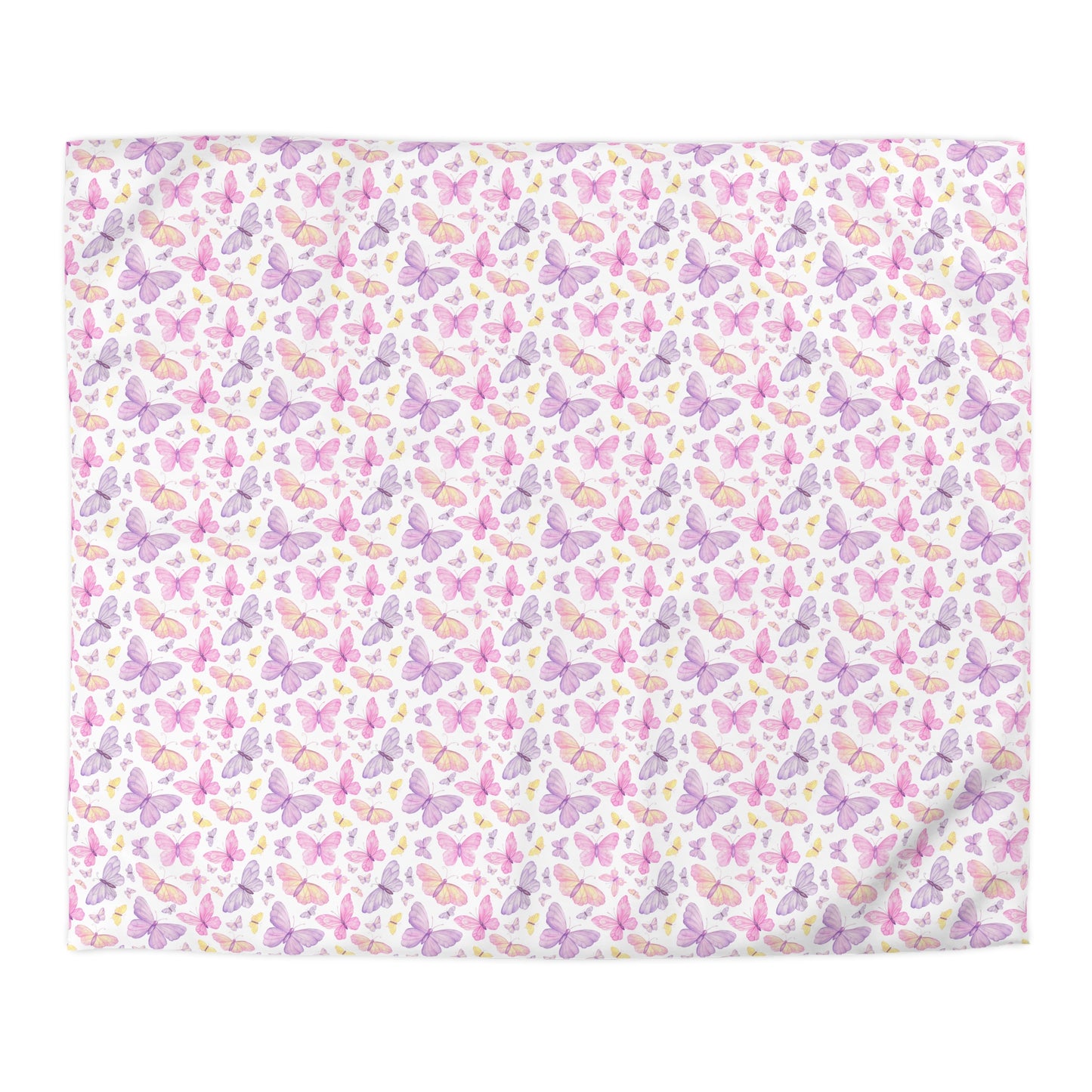 Pastel Butterfly Dreams Duvet Bedding Set