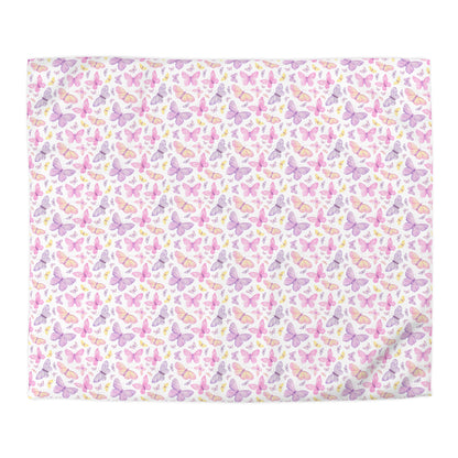 Pastel Butterfly Dreams Duvet Bedding Set