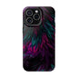 Pink Orchid Feathers MagSafe® Compatible Tough Case for iPhone