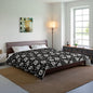 Black & White Daisies Comforter