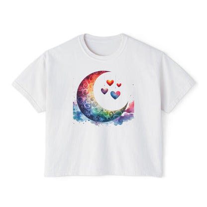Moon in Love Women's Boxy Tee