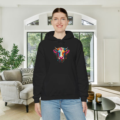 Colorful Cow Heavy Blend™ Hooded Sweatshirt