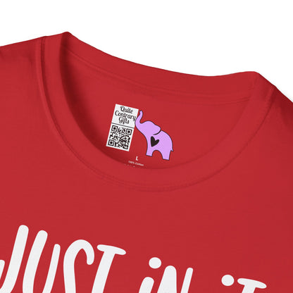 Just In It For The Parking (Wheelchair User) Adult T-shirt