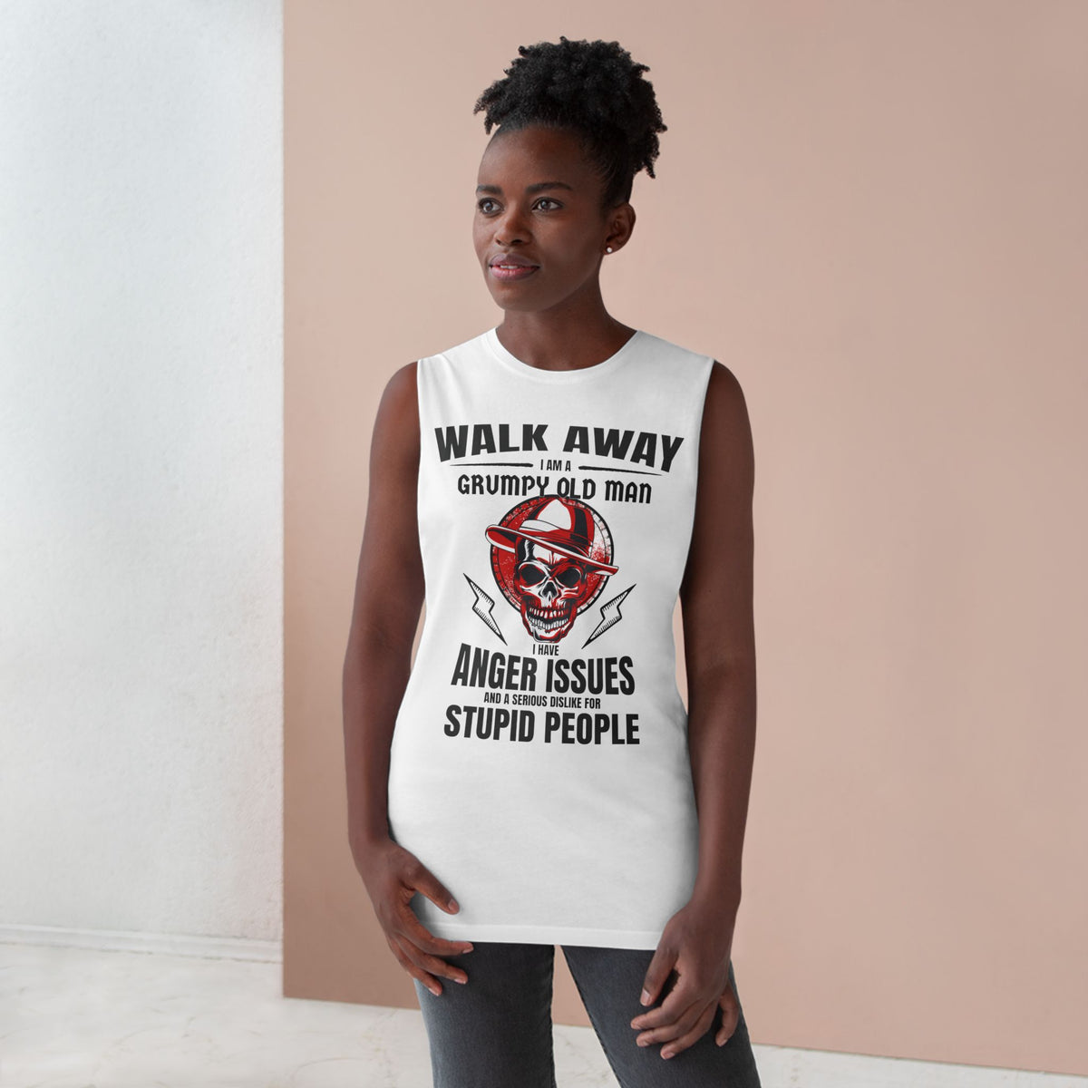 Walk Away I Am A Grumpy Old Man... Tank Top