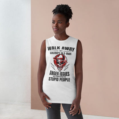 Walk Away I Am A Grumpy Old Man... Tank Top