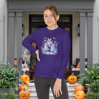 Haunted in Pastels Youth Long Sleeve Tee
