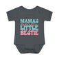Mama's Dramatic Little Bestie Baby Rib Bodysuit