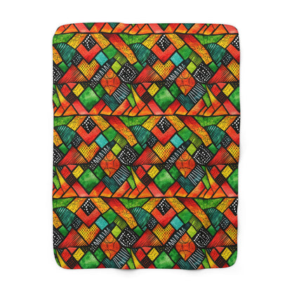 Unity Glow Sherpa Fleece Blanket