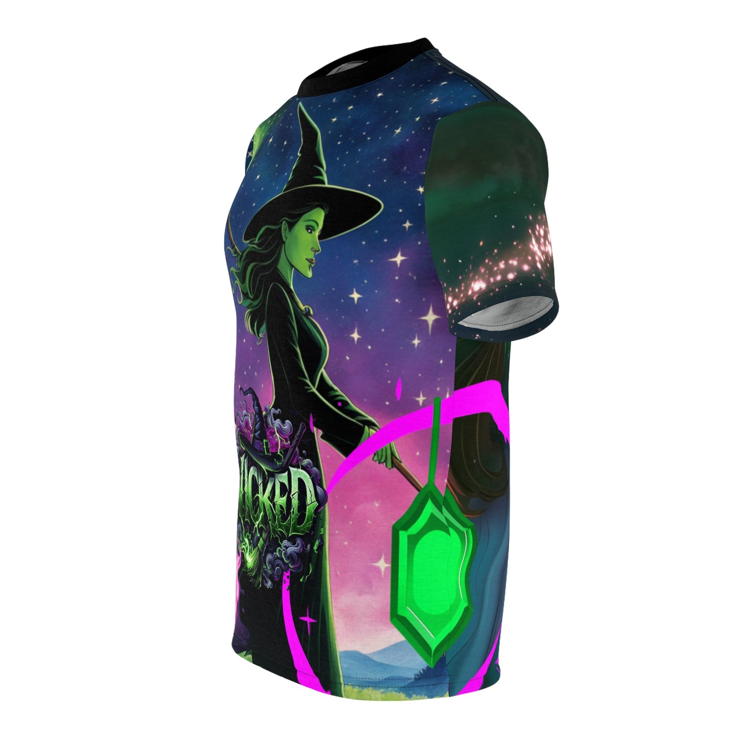 Wicked-Themed Unisex Cut & Sew Tee (AOP)