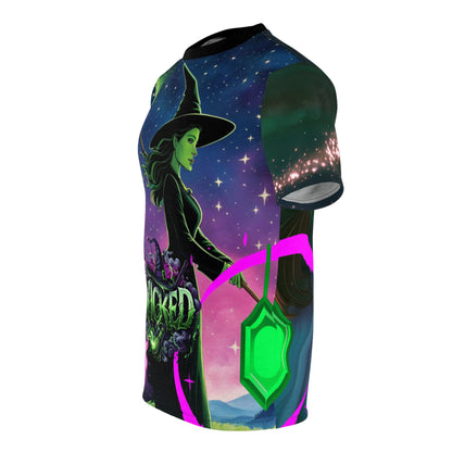 Wicked-Themed Unisex Cut & Sew Tee (AOP)