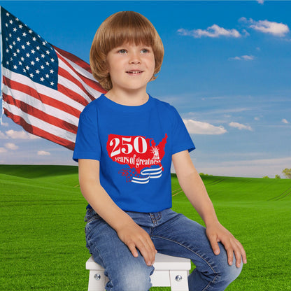 250 Years of Greatness  Heavy Cotton™ Toddler T-shirt