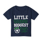 ""Little Sister Biggest Fan (Soccer) Heavy Cotton™ Toddler T-shirt