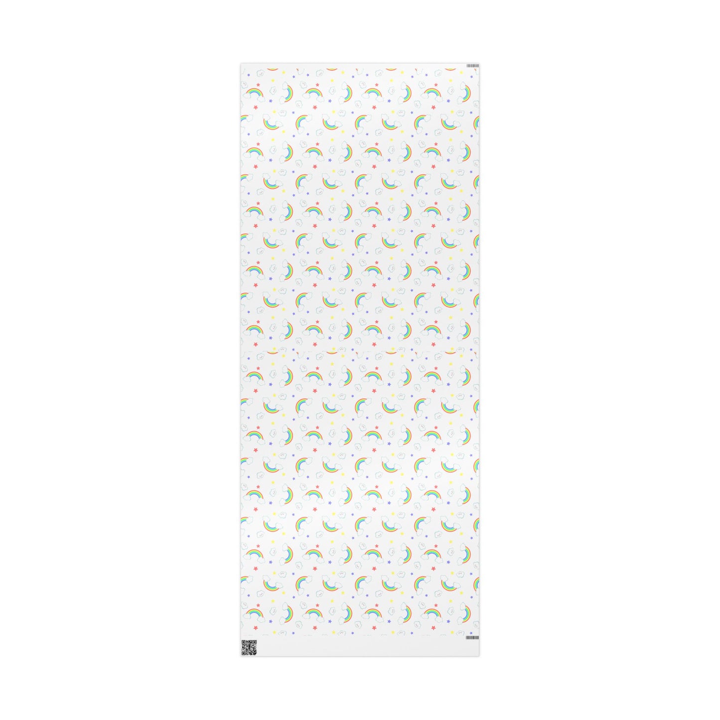 Rainbow Smiles & Stars Wrapping Paper